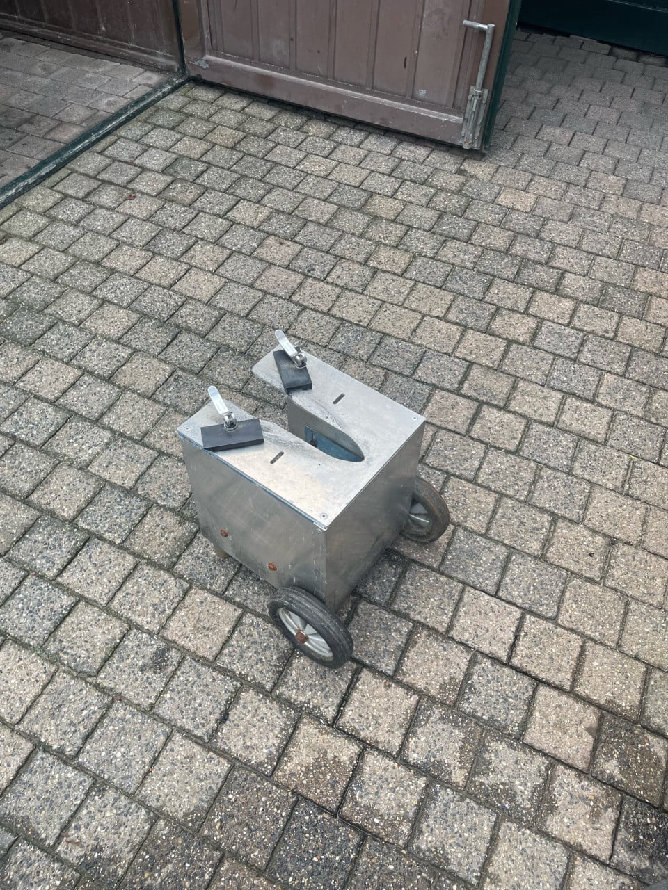 2 x buitenboord motor steun