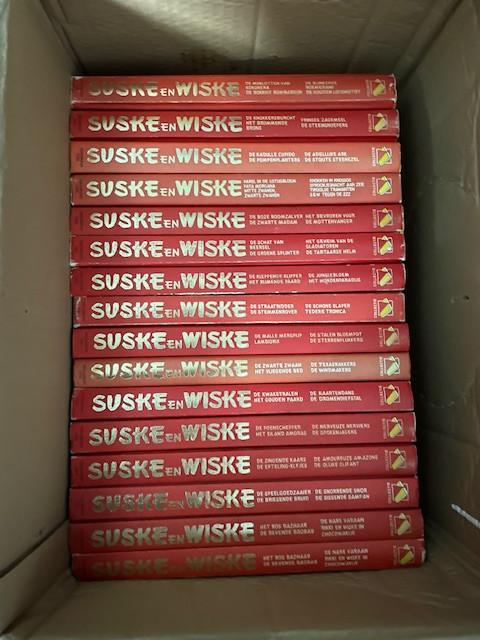 26 st. Stripboeken van Suske en Wiske met harde kaft