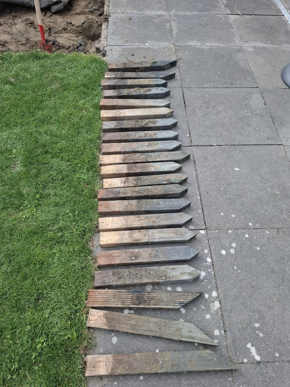 Houten palen
