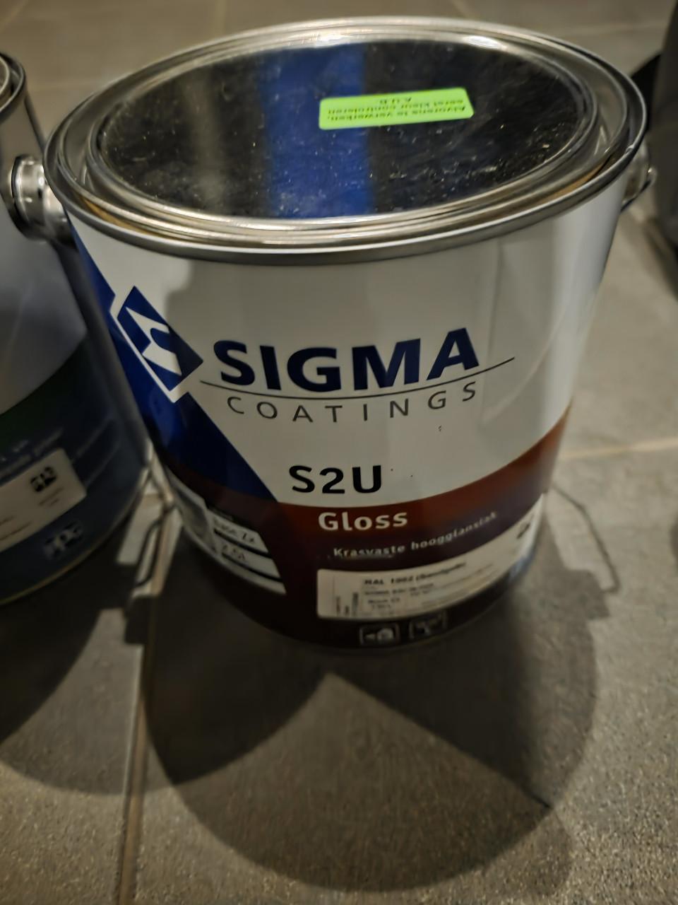 Sigma primer & verf (kleur zand) GERESERVEERD