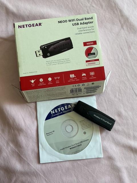 NET GEAR N600 WIFI  Dual Band  USB Adapter