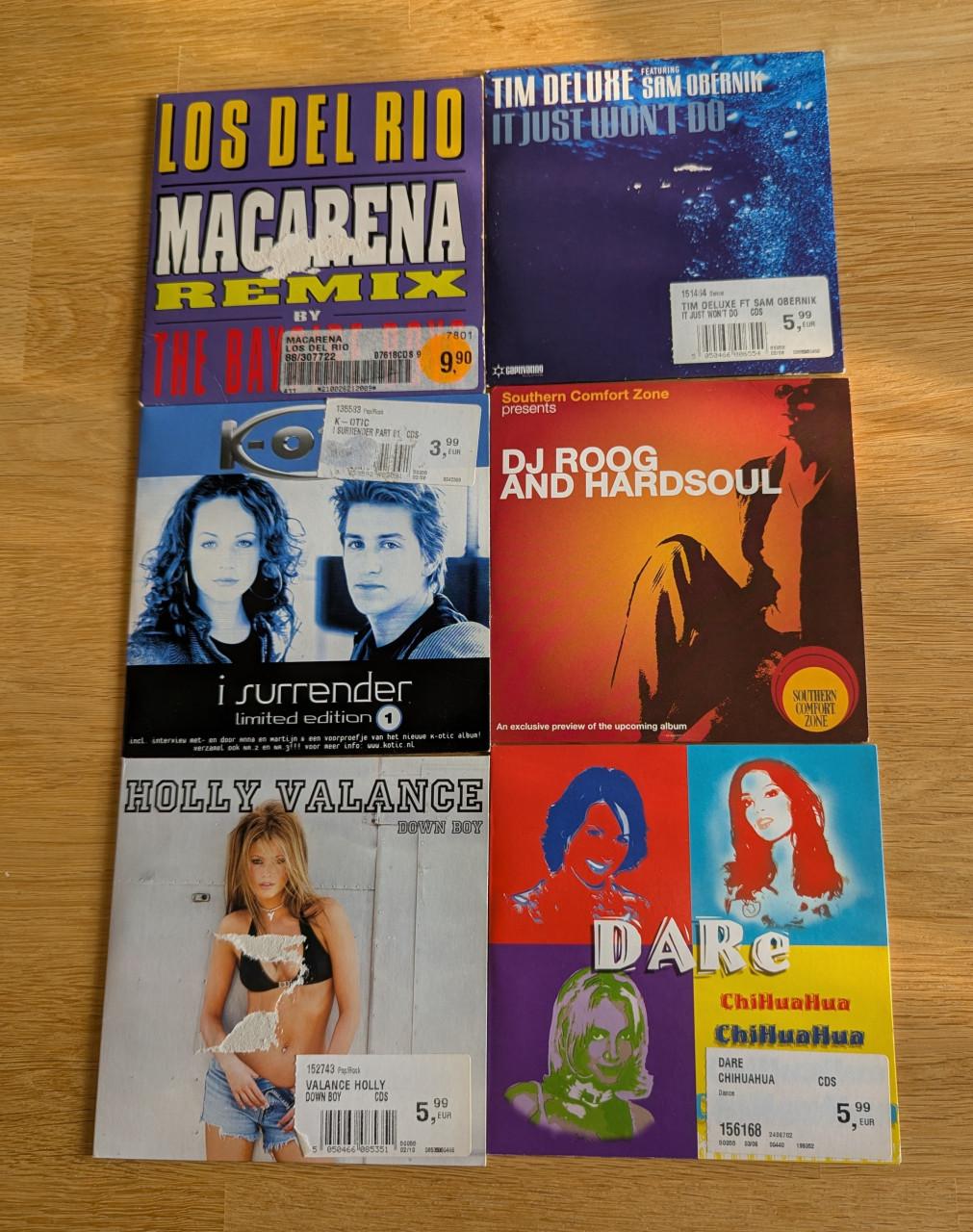 Doos vol met diverse cd's
