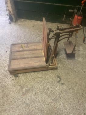 Oude bascule/weegschaal