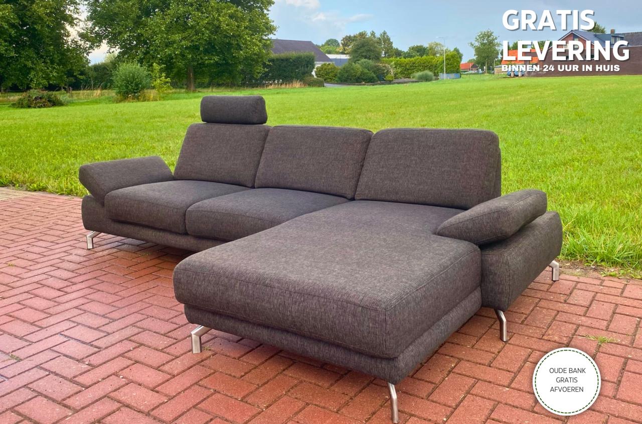 GRATIS LEVERING HEEL NL Henders & Hazel Stoffen Hoekbank