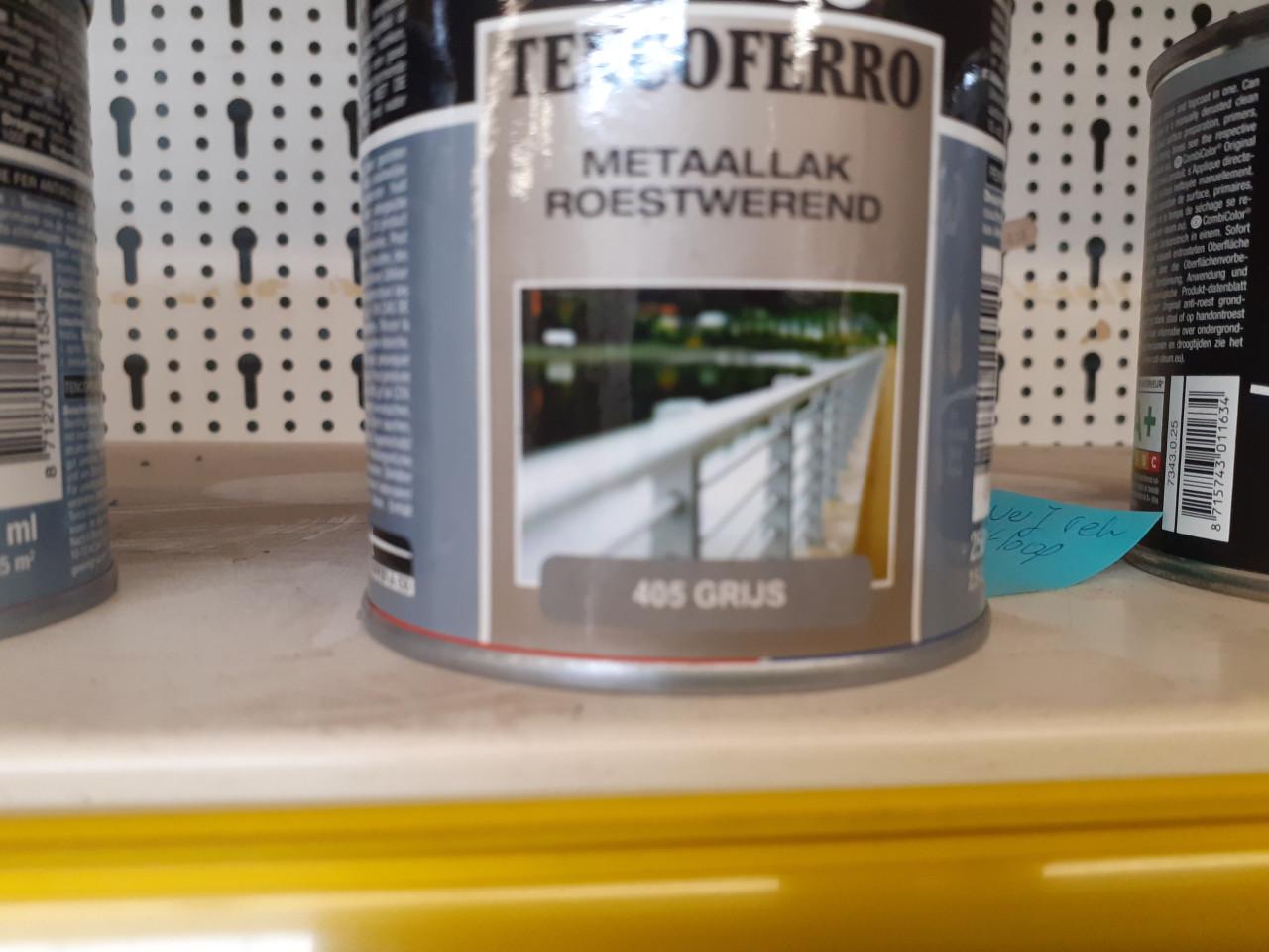 Tenco ferro metaallak 0,25 l 1 euro per stuk