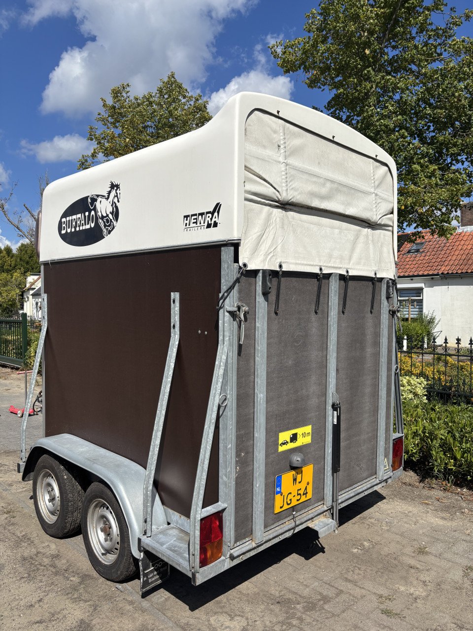Henra Buffalo 2-paards paardentrailer (1800kg)