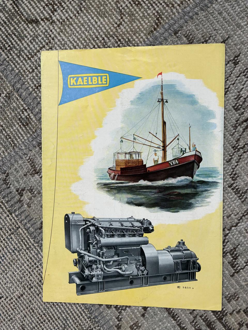 Yerseke 4YE4 Kaelble dieselmotor brochure