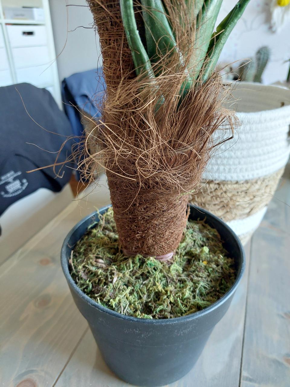 Grote kunstpalm incl. pot,  mooie kwaliteit zgan