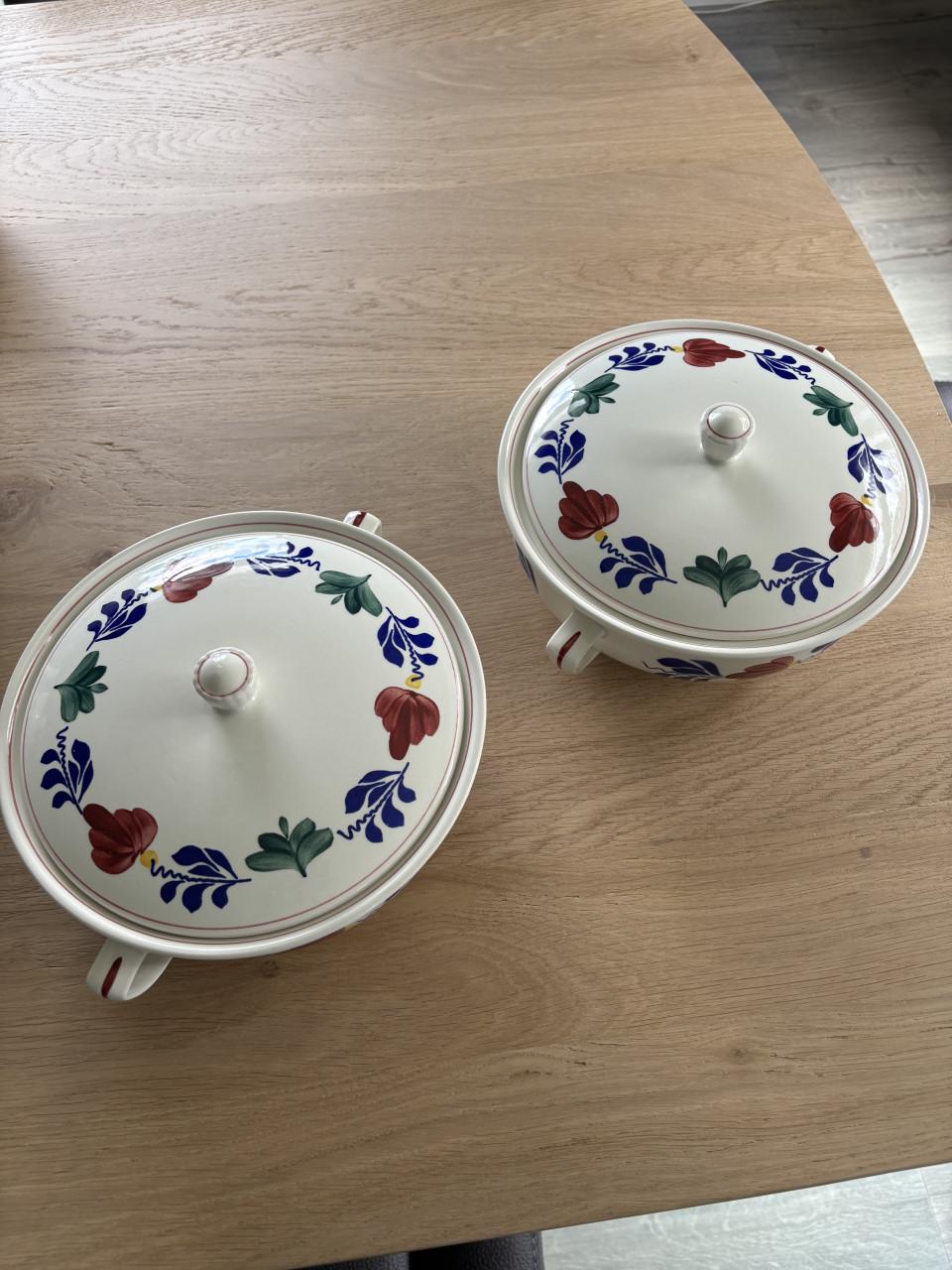 Boerenbont dekschalen