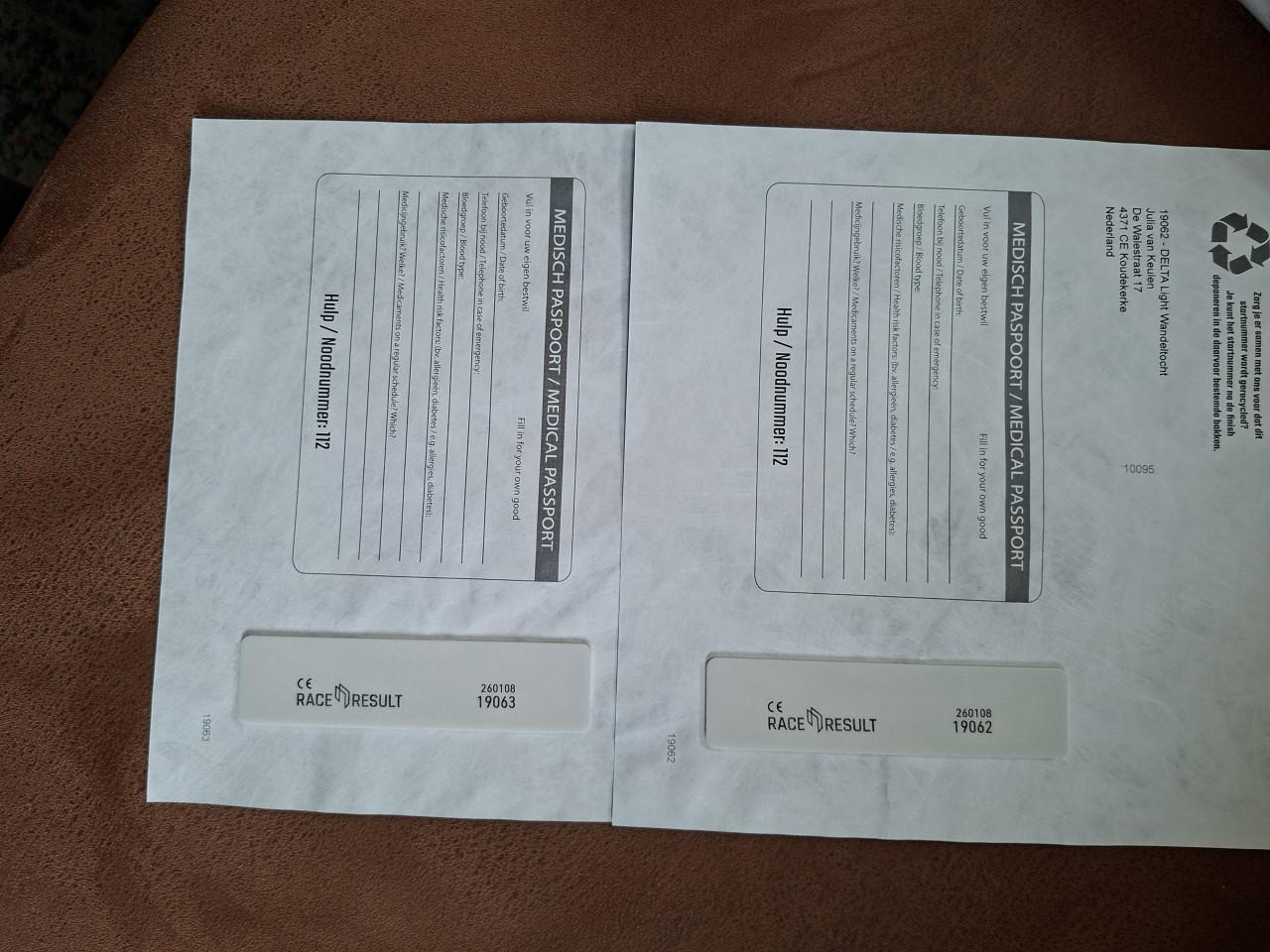 2 × Light kust wandel kaarten
