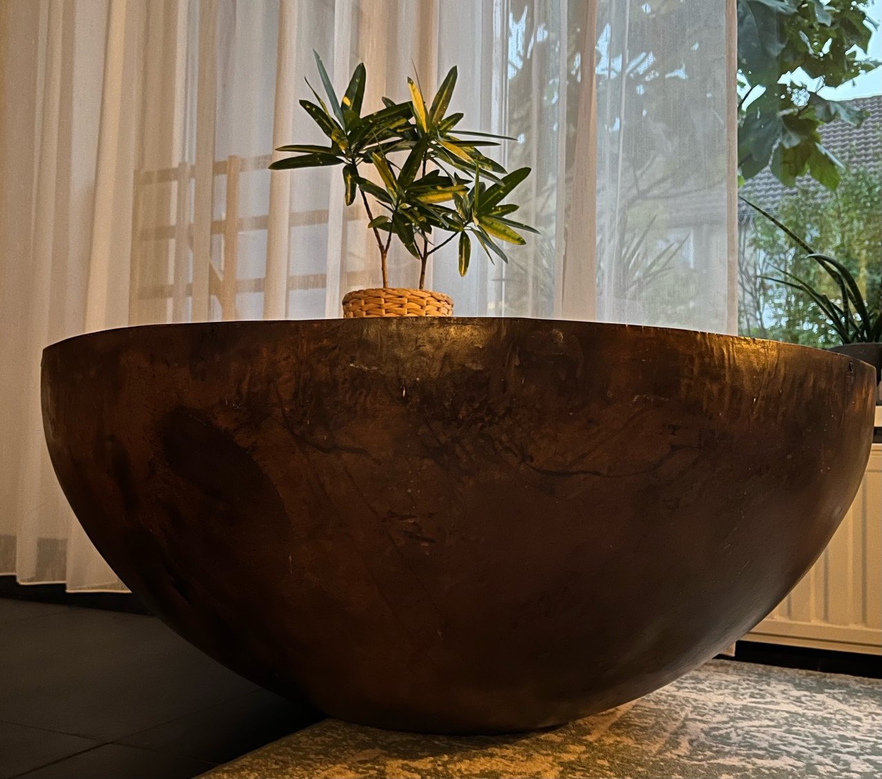 Industriële salontafel - rond - 90cm