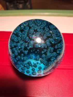 Decoratieve glazen bol