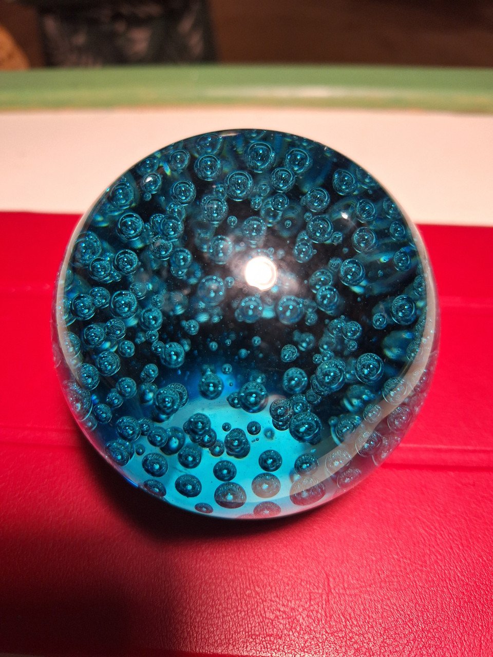 Decoratieve glazen bol