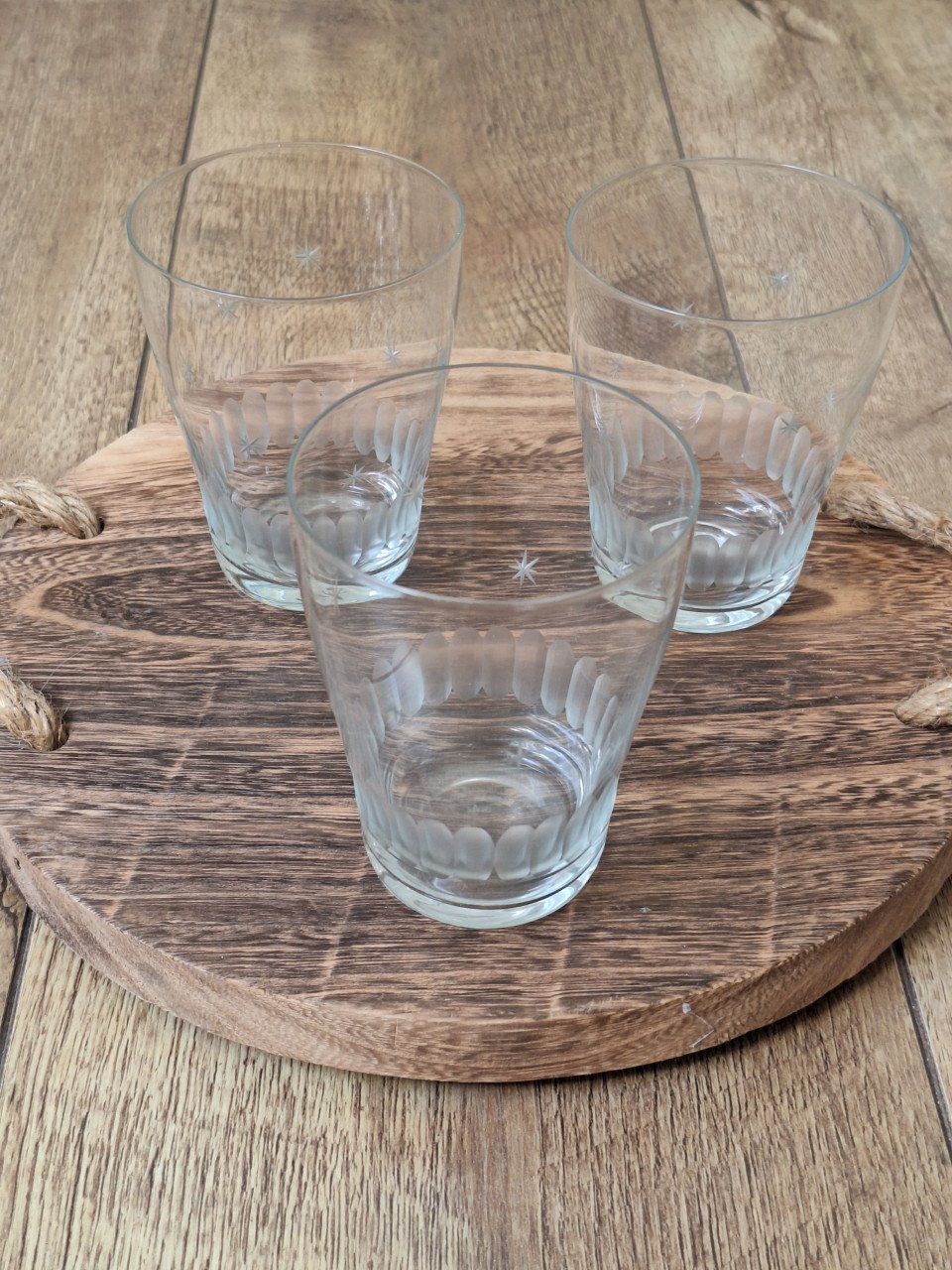Sap/ water glazen