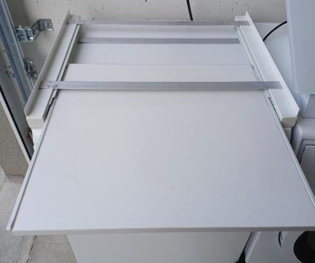 Tussenblad voor wasmachine droger met lade