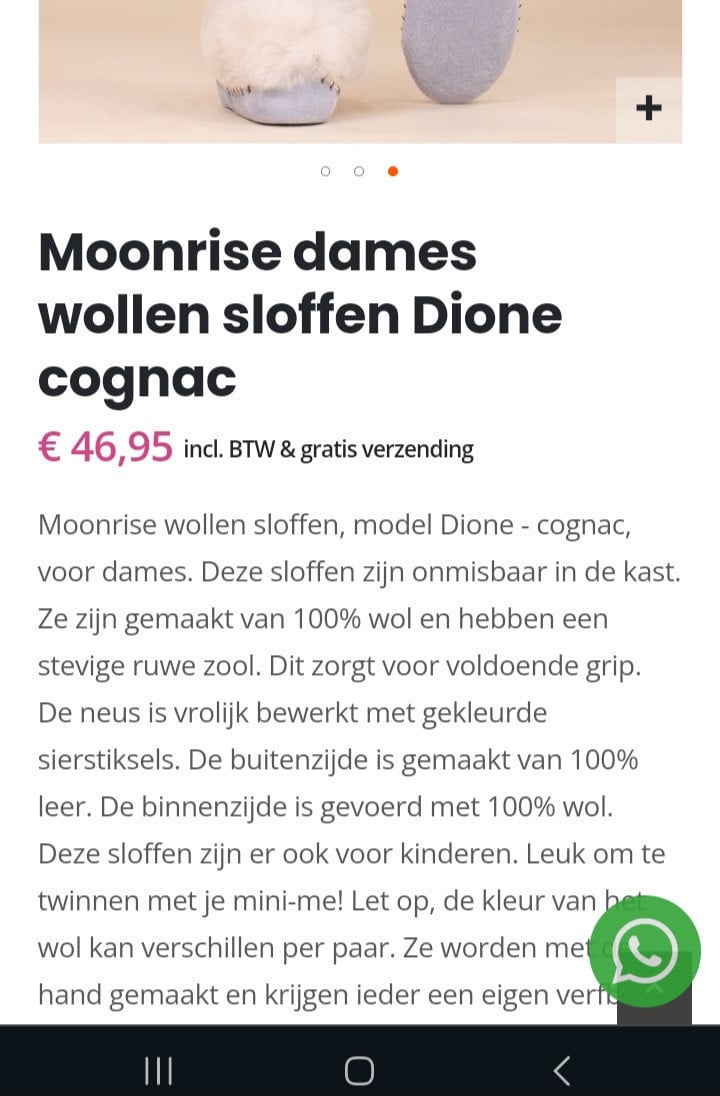 Lamswollen, handgemaakte Pantoffels