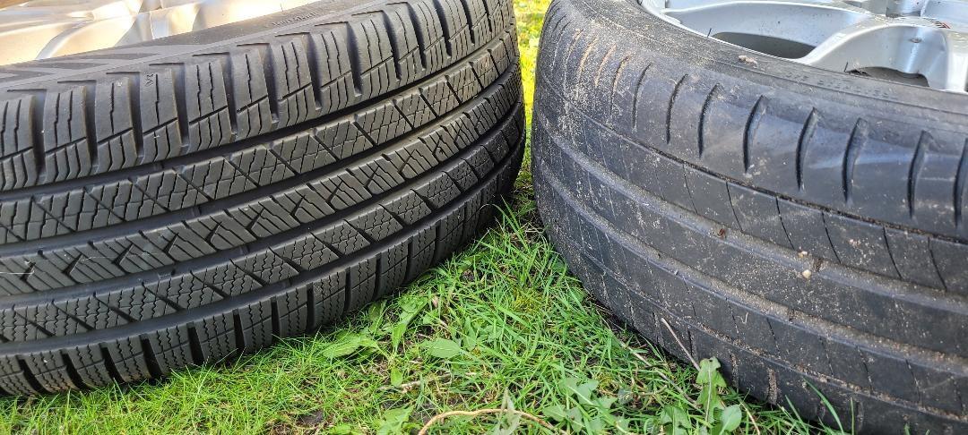 Licht metalen velgen met banden volvo 17 inch