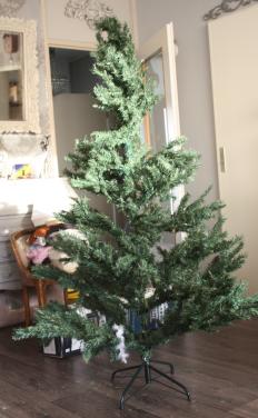 Nette gebruikte kerstboom