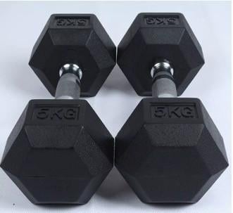 Professionele stalen HEX dumbbells per paar 1-50 Kg