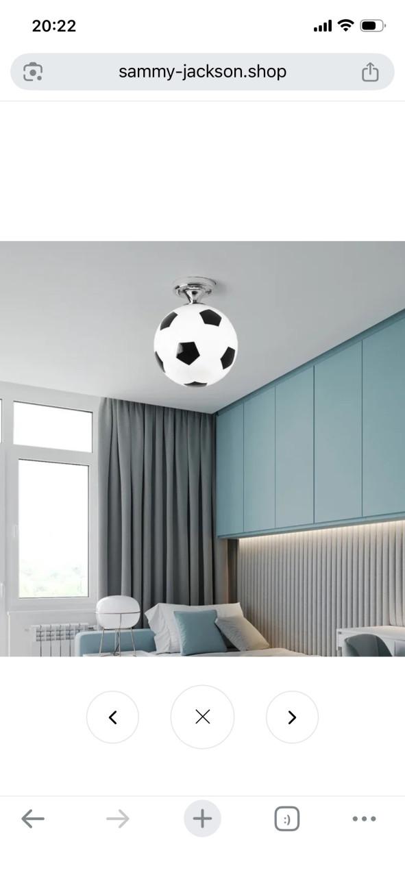 Leuke voetbal lamp nieuw!