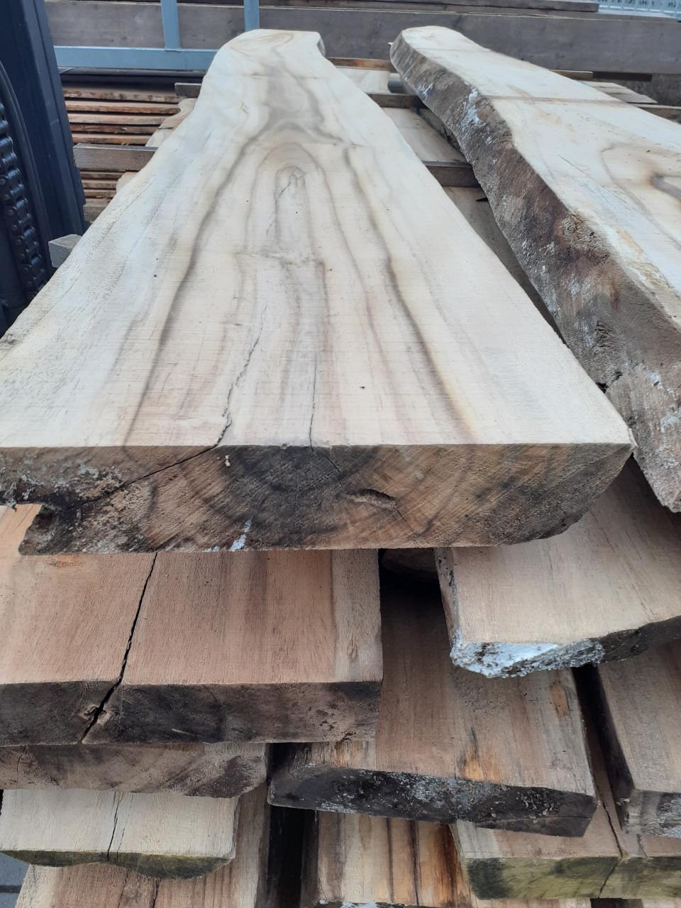 Teak, essen plataan amberboom boomstambladen 25 euro bij hhzb
