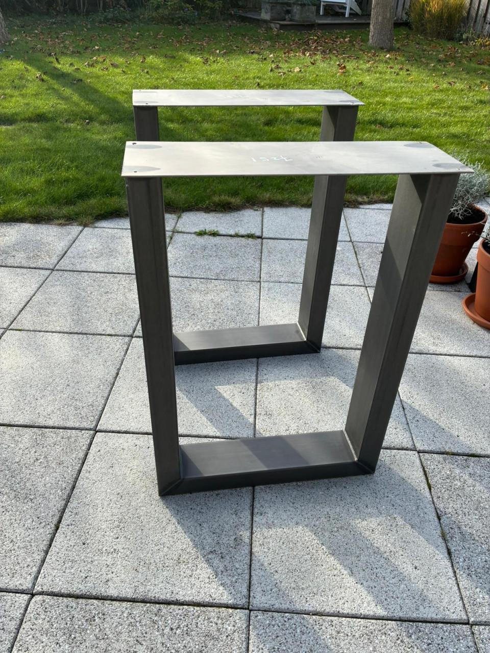 Stalen onderstel tafel - U vorm