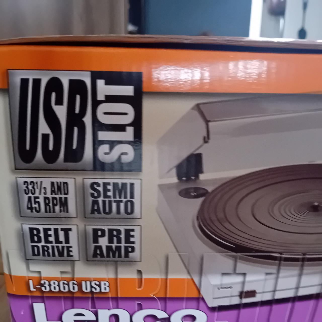 Nieuwe Lenco platenspeler usb