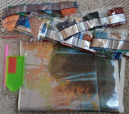 Nieuwe mooie Diamond painting  Leuke winter hobby