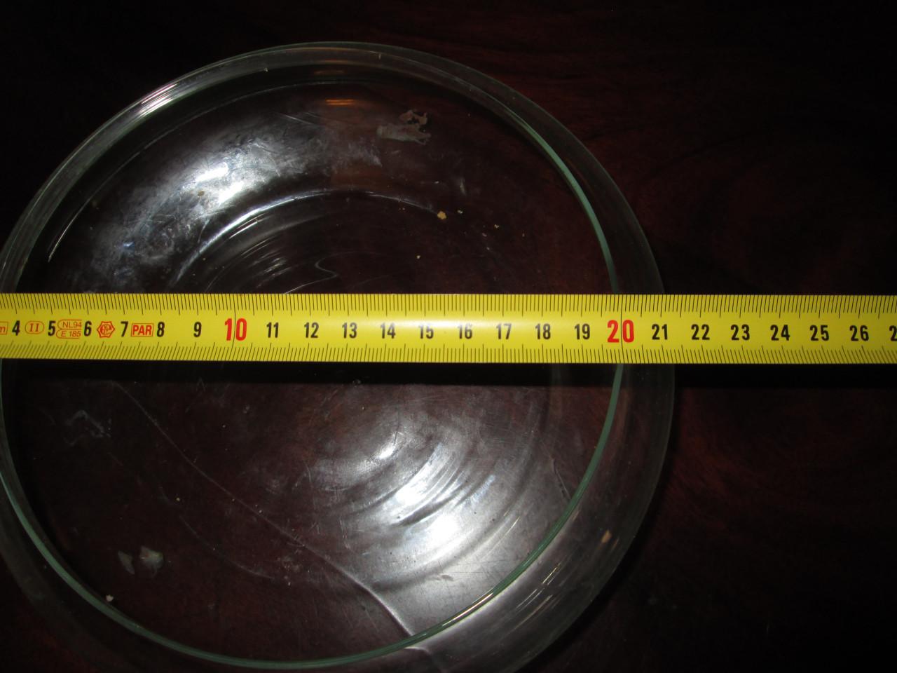 Glazen koekjes schaal