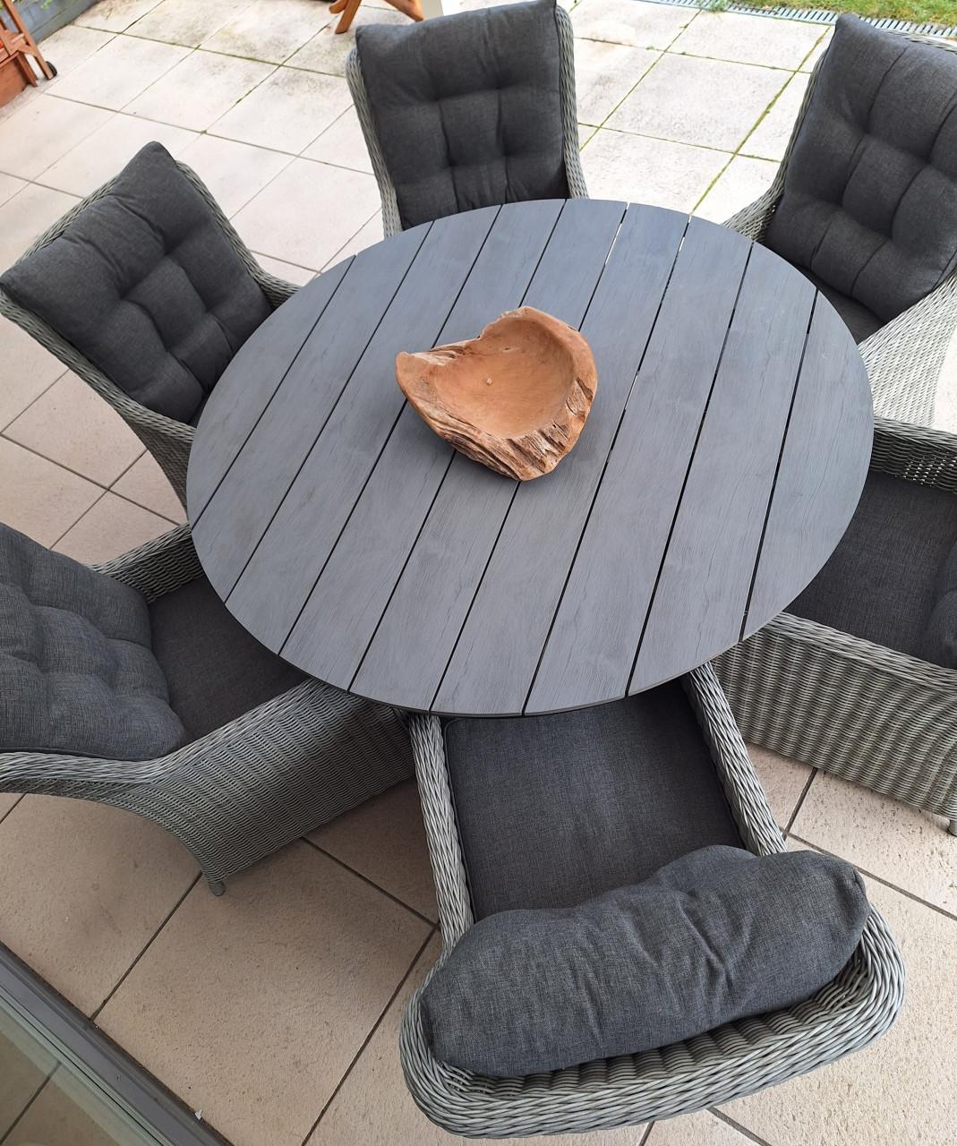 Tuinstoelen met kussens