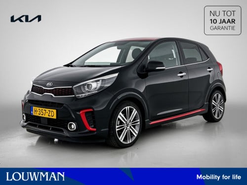 Kia Picanto 1.0 t-gdi gt-line | leder | airco | rood accenten |