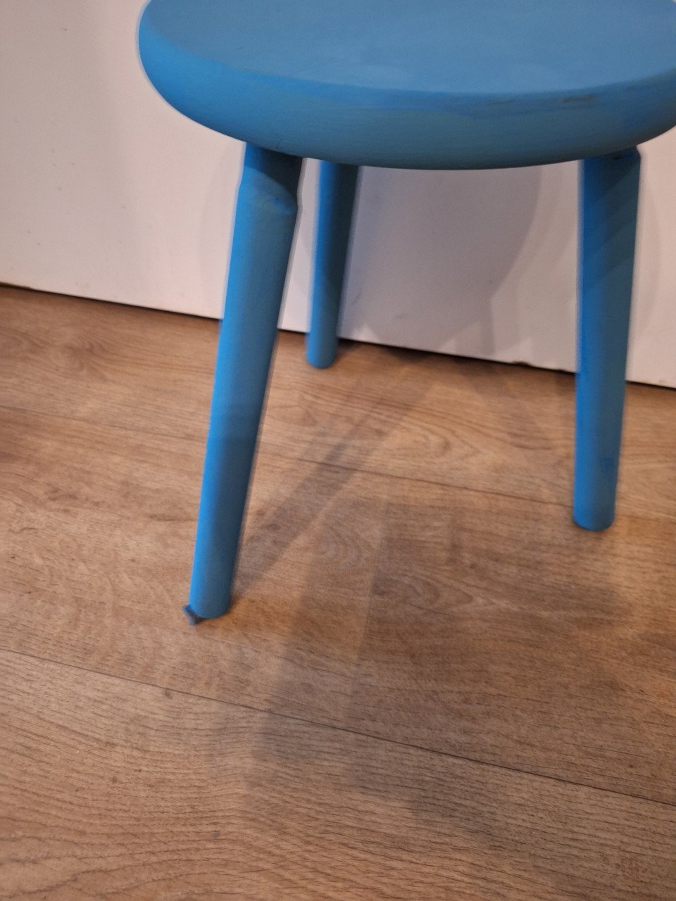 Blauw krukje