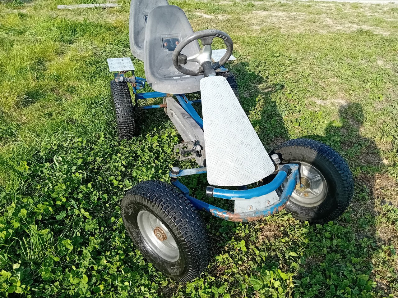 Mooie zwart met blauwe skelter