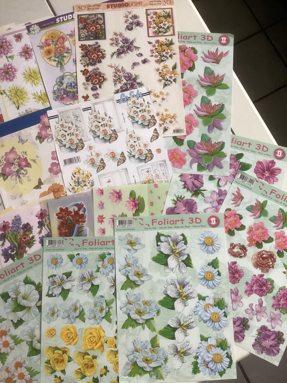 33 knipvellen bloemen