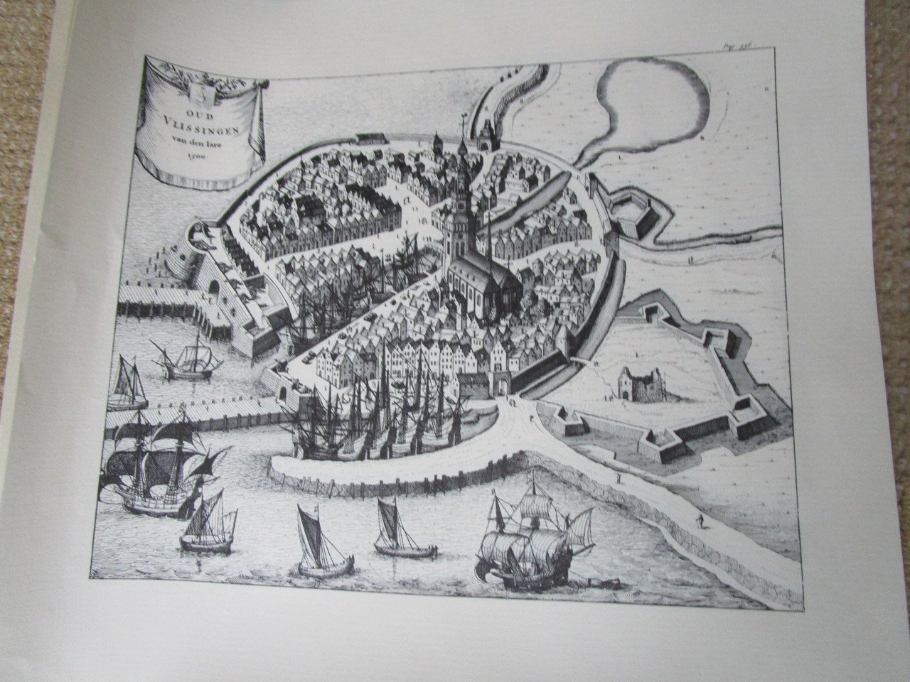 PRENT "OUD VLISSINGEN".