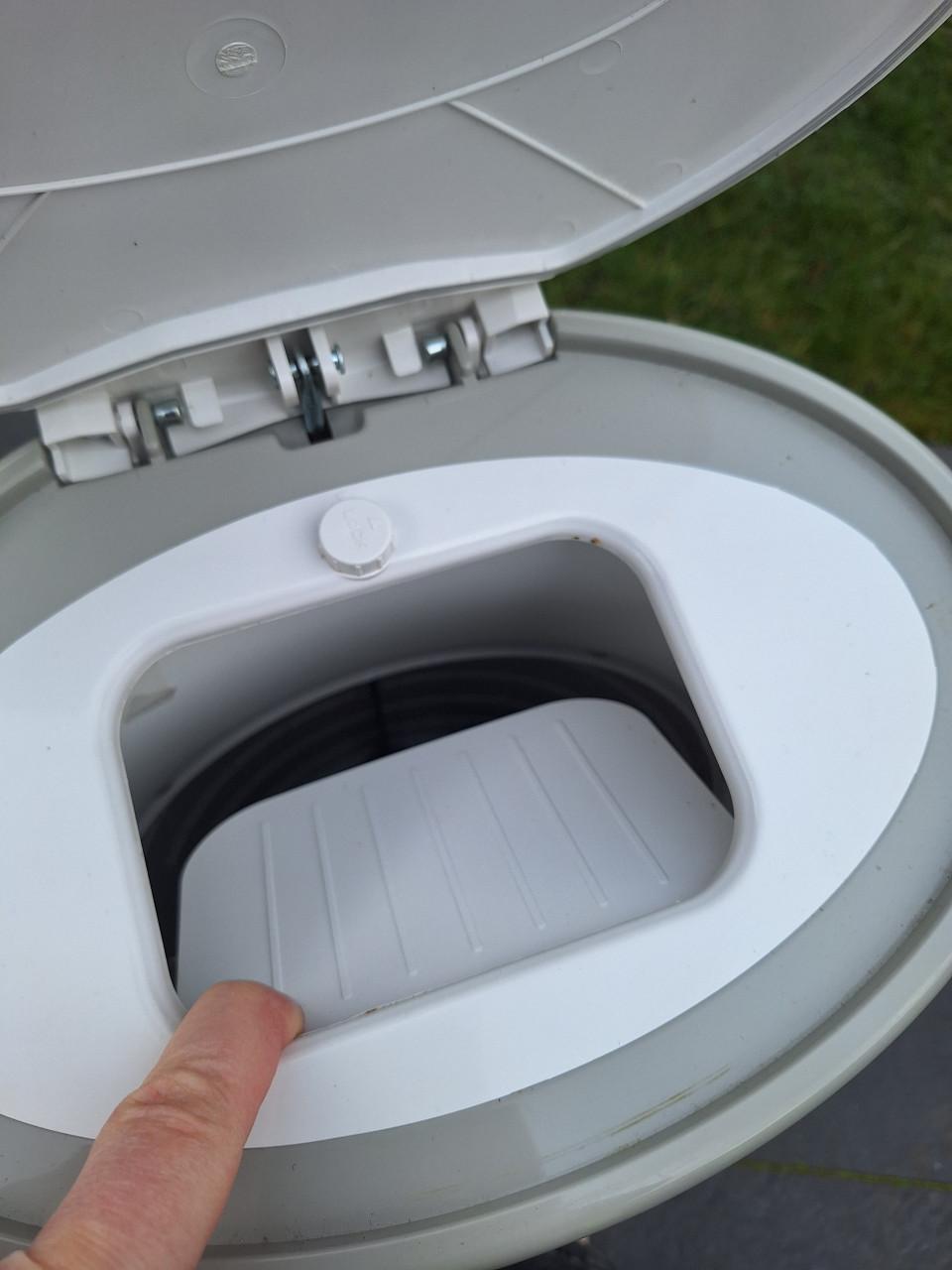 Korbell luieremmer met pedaal