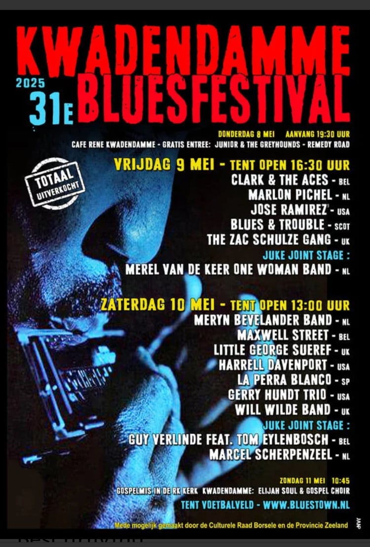 Weekendkaarten Bluesfestival Kwadendamme