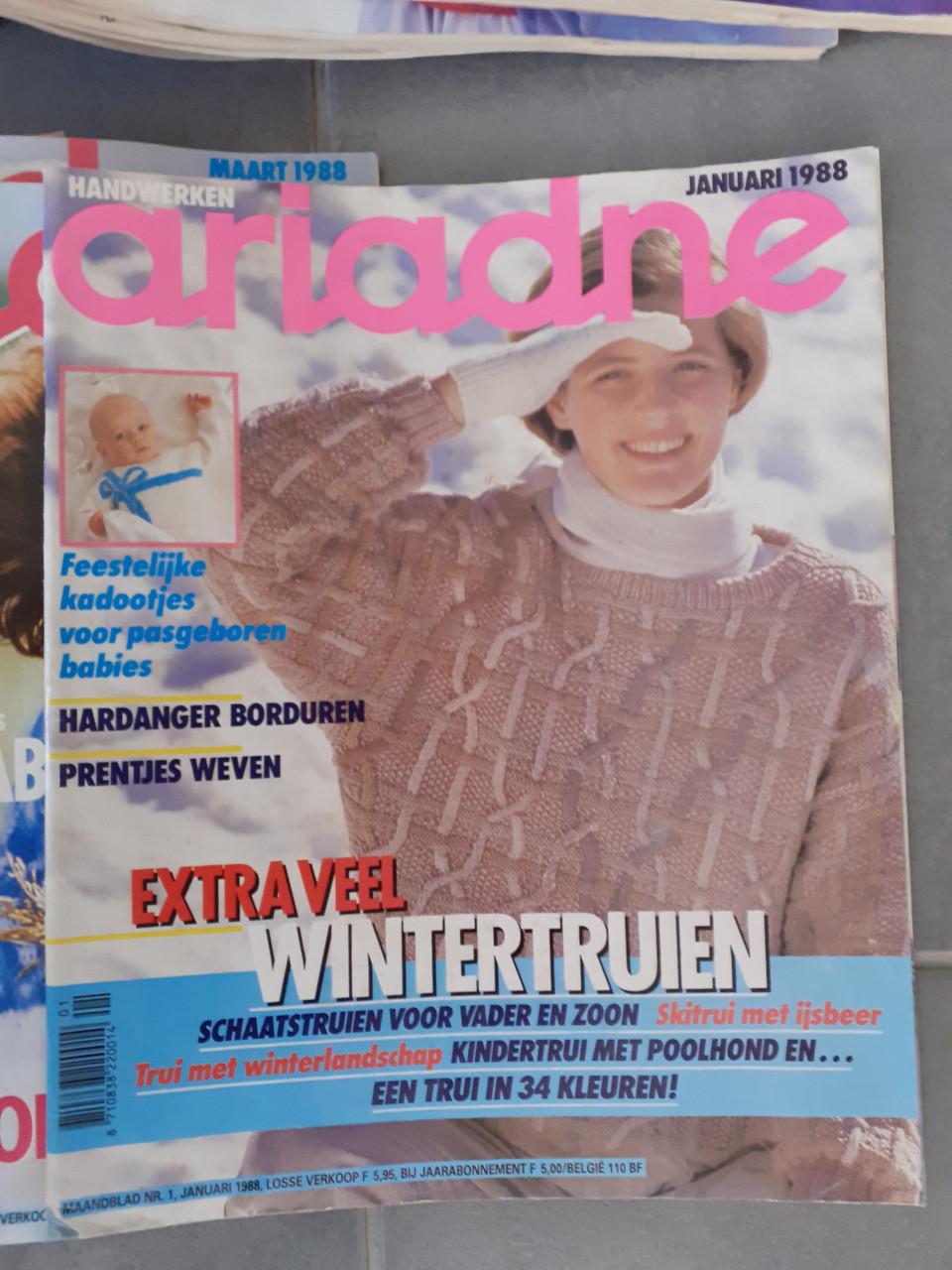 GRATIS Ariadne tijdschriften jaargangen 1988, 1989 en 1990