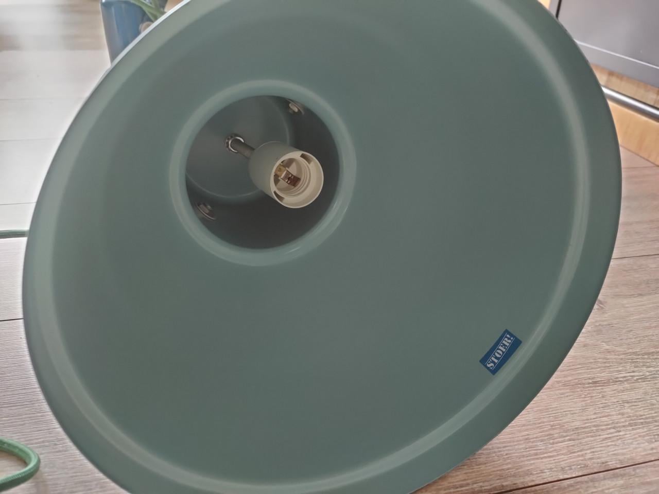 2 mooie blauwe 'lief' lampen