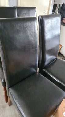 4X Eetstoelen- gebruikt maar in goed staat