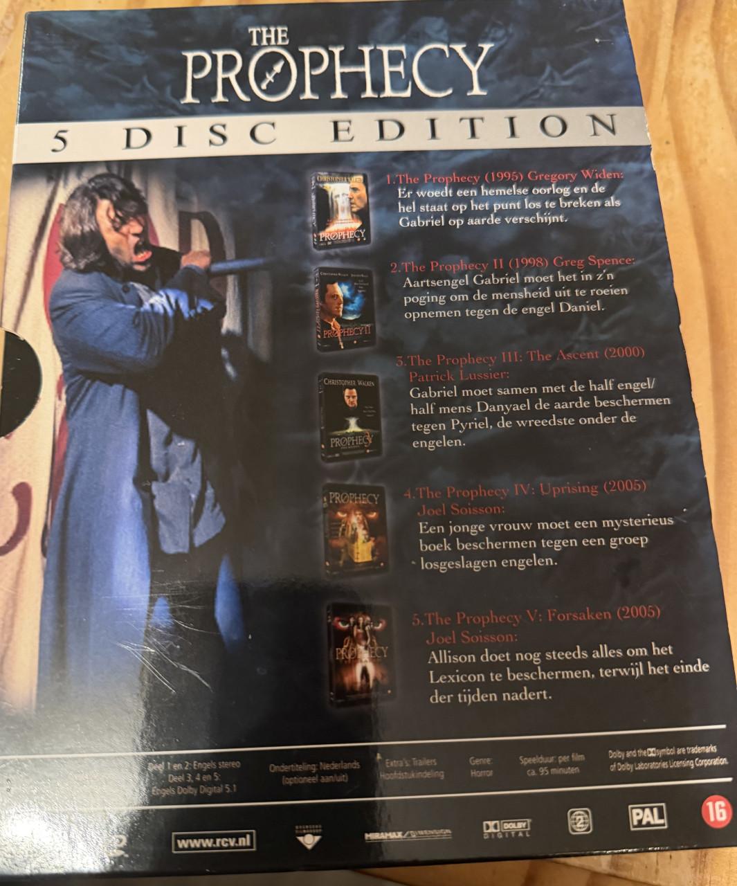 Complete dvd box 1-5 Prophecy