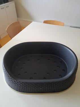 Grijs/zwarte hondenmand Petlife voor kleine hond