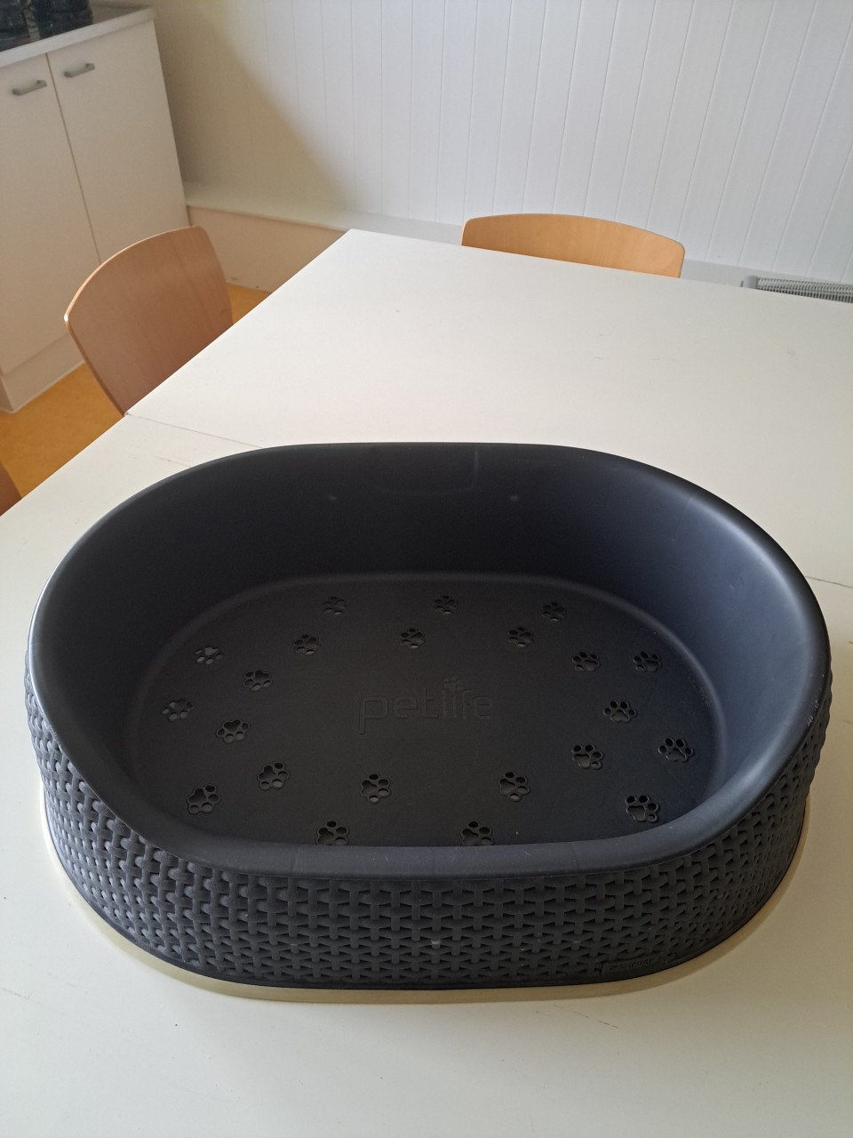 Grijs/zwarte hondenmand Petlife voor kleine hond
