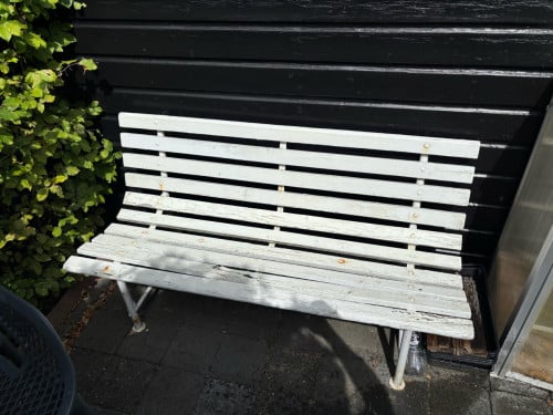 Bankje voor in de tuin