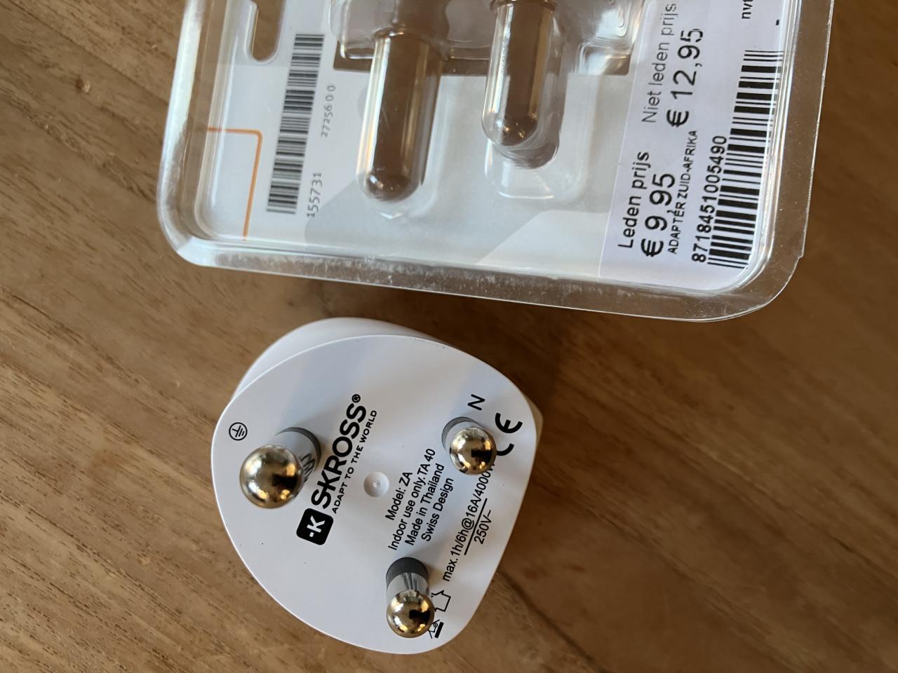 Reis- / verloopstekker Zuid-Afrika