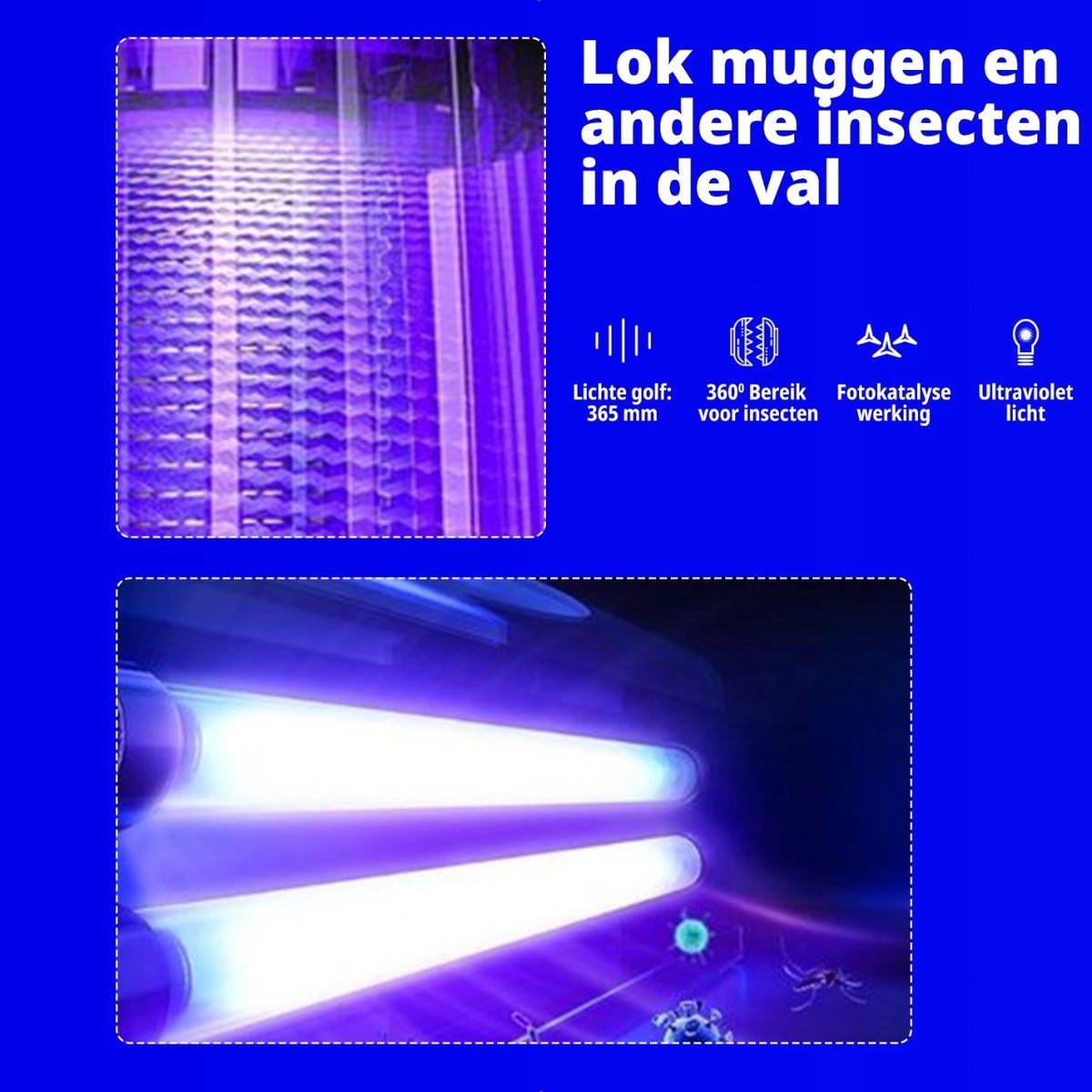 Elektrische Muggenlamp/Lamp met ophangbeugel-oplaadbaar