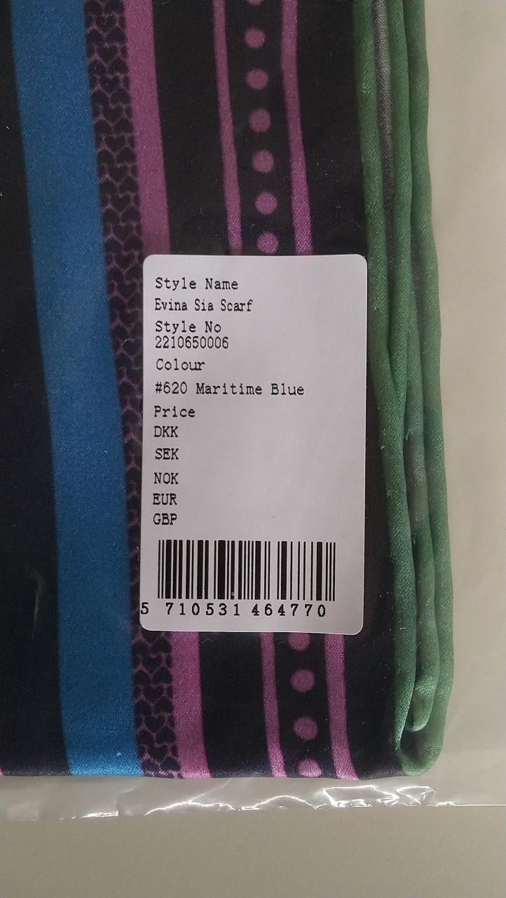 Becksöndergaard shawl luipaard print 100% zijde - NIEUW