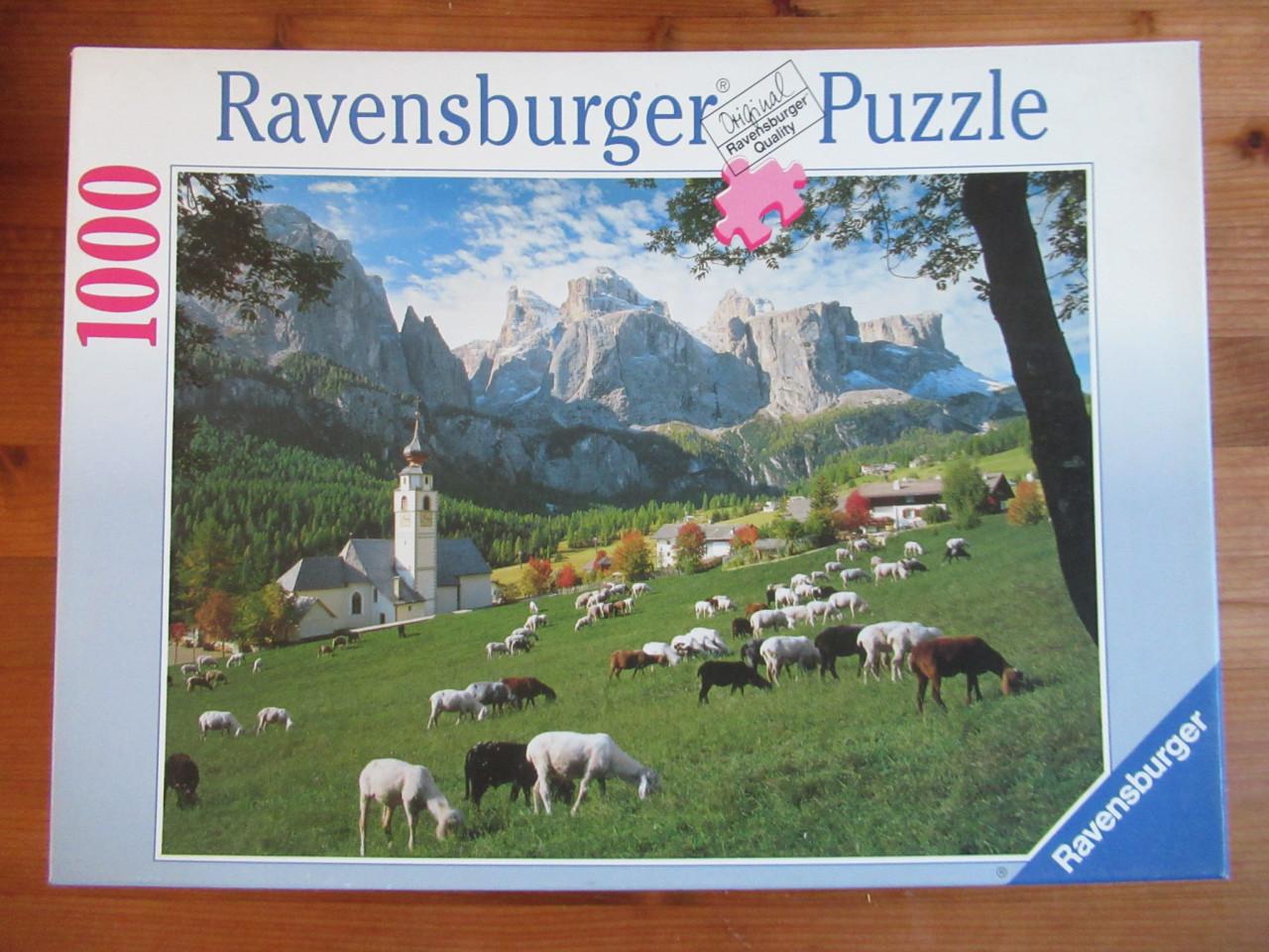 Leuke volledige puzzel van 1000 stukjes, zo goed als nieuw.