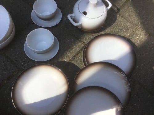 A gedeelte van een servies
