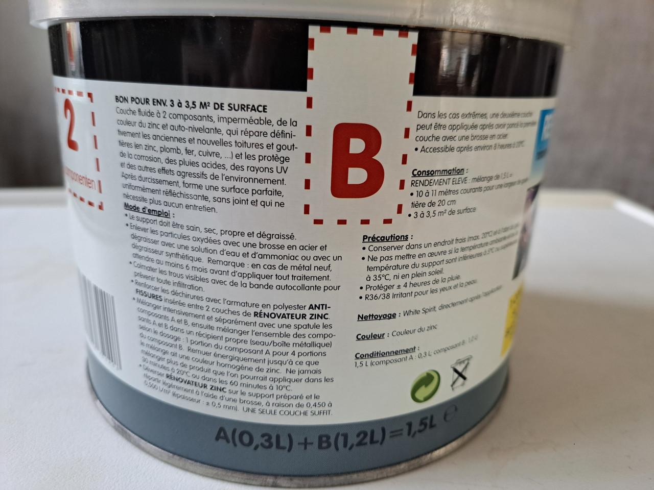 DAKGOOT RENOVATIE 2 COMPONENTEN